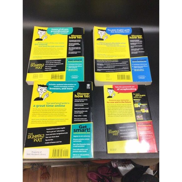 Lot of 4 Books Resume for dummies Paperback Reference Learning - Picture 4 of 4